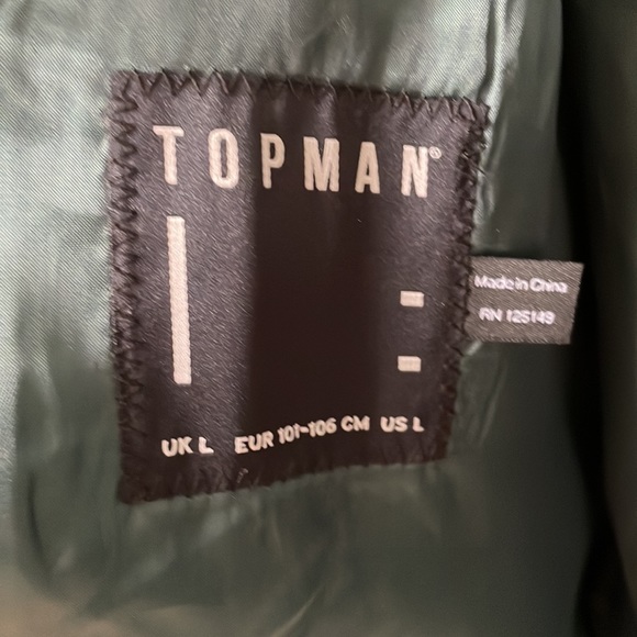NWT TOPMAN Bodders Front Zip Bomber Track Jacket - Picture 8 of 12